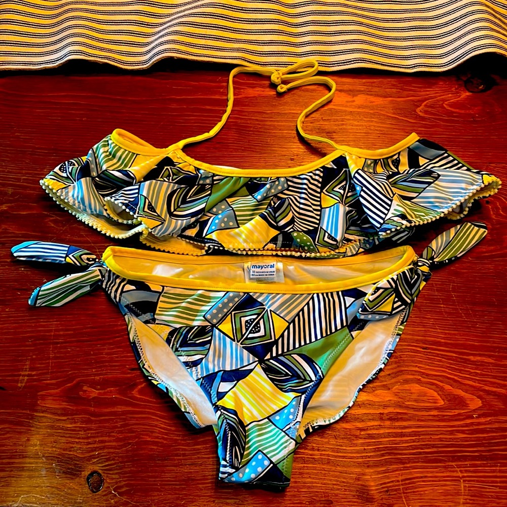 Mayoral Child’s size 14 bandeau bikini